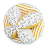 Balle d'éveil bébé avec Hochet intégré - Pollen l'abeille en coton BIO - 15 cm - Modèle aléatoire