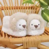 Chaussons bébé en peluche Lion - Unicef - 0-6 mois