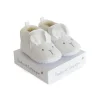 Coffret chaussons Bébé blancs - 0/6 mois