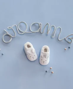 Coffret chaussons Bébé blancs - 0/6 mois