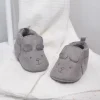 Coffret chaussons Bébé gris - 0/6 mois