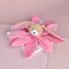Coffret Doudou lapin pétales Collector rose - 28 cm
