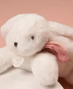 Coffret Pantin Lapin Vieux rose - Happy Boho - 25 cm
