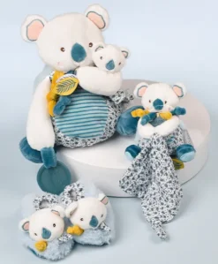 Coffret peluche d'activités Yoca le koala et son bébé - 25 cm