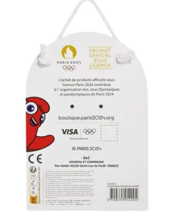 Doudou Bebe Champion - Peluche mascotte Paris 2024 - 22 cm