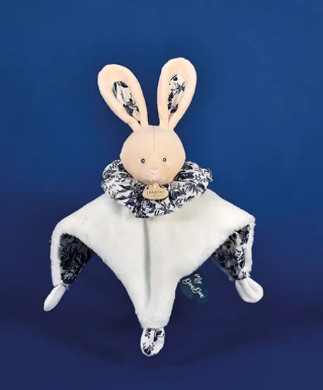 Doudou Lapin beige - Cocon - Balle d'éveil - 3 EN 1