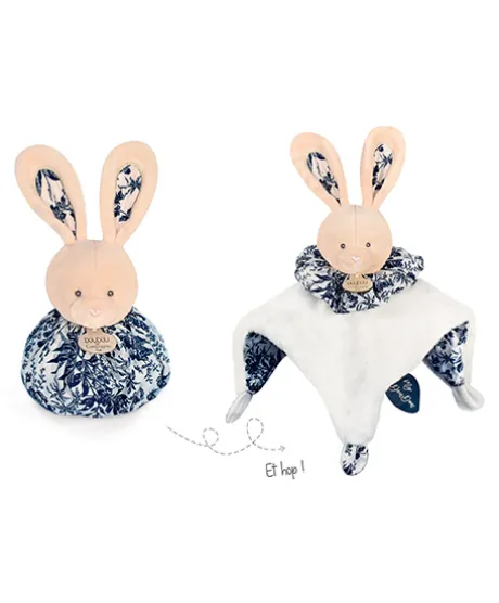 Doudou Lapin beige - Cocon - Balle d'éveil - 3 EN 1