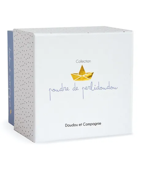 Doudou lapin mouchoir bleu lapin matelot - 10 cm