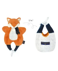 Doudou Renard marionnette - Petit sac - Amusette 3 EN 1