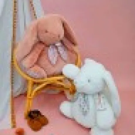 Lapin geant - LAPIN DOUDOU 42 cm - Blanc