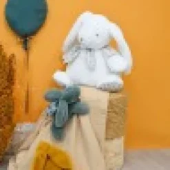 Lapin geant - LAPIN DOUDOU 42 cm - Blanc