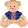 Ours en peluche geant avec maillot PSG - 60 cm