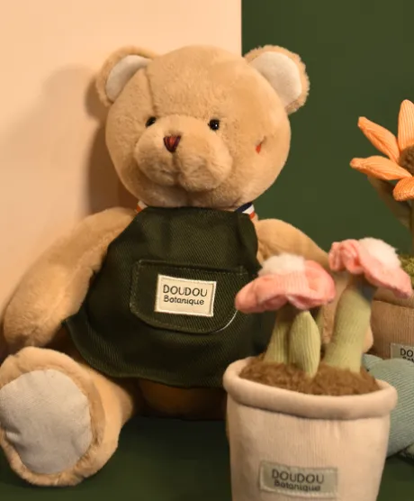 Ours en peluche Jardinier - 26 cm