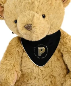 Ours en peluche marron Paris 2024 - avec bandana - 37 cm
