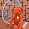 Ours en peluche Orange Terracotta - Roland Garros- 40 cm - Fabriqué en France