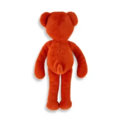 Ours en peluche Orange Terracotta - Roland Garros- 40 cm - Fabriqué en France