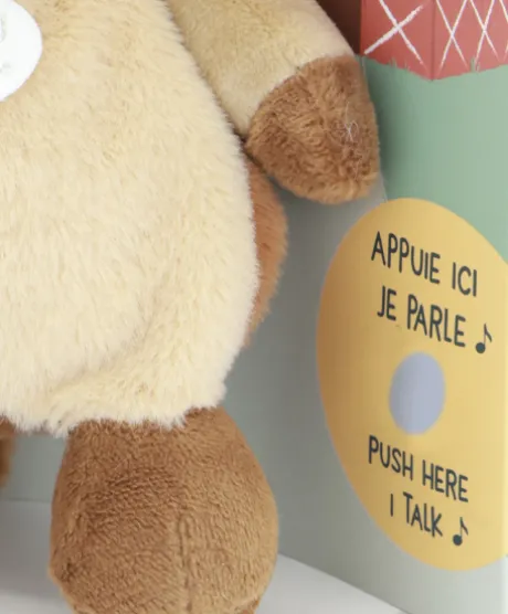 Peluche cheval - 17 cm - DOUDOU de la ferme avec boite sonore