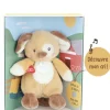 Peluche chien - 17 cm - DOUDOU de la ferme avec boite sonore