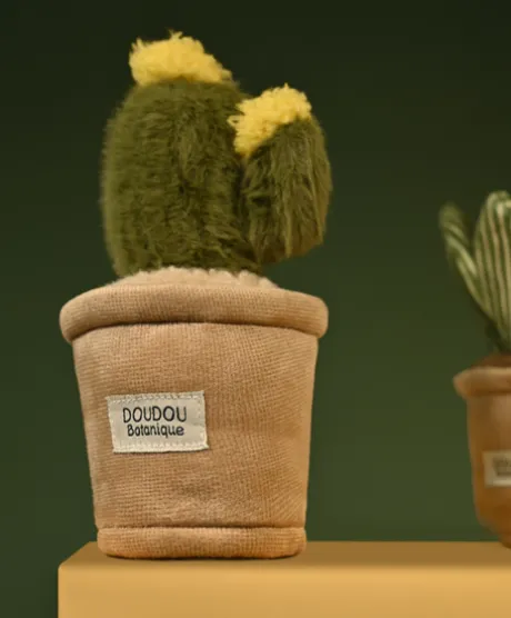 Peluche fleur - 9 cm - Botanique - Cactus Vert
