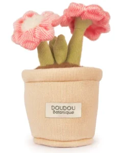 Peluche fleur - 9 cm - Botanique - Rose