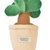 Peluche fleur - 9 cm - Botanique - Vert fonçé