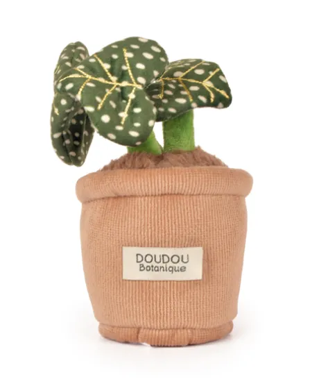 Peluche fleur - 9 cm - Botanique - Pois Jaune