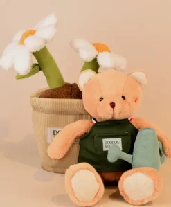 Peluche fleur - Marguerite - 25 cm