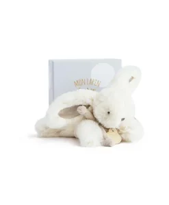 Peluche Lapin Bonbon Taupe - 16 cm