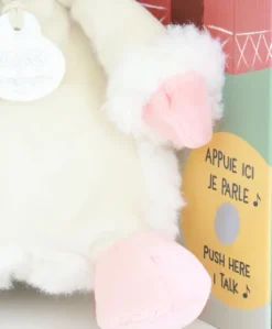 Peluche mouton - 17 cm - DOUDOU de la ferme avec boite sonore