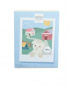 Peluche mouton - 17 cm - DOUDOU de la ferme avec boite sonore