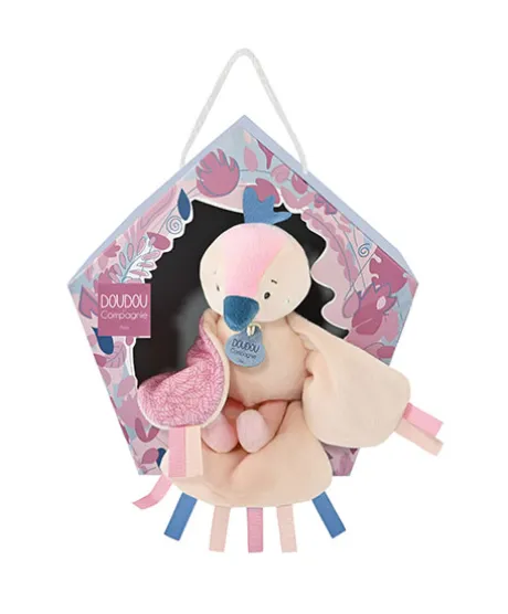 peluche musicale oiseau Cui-cui - Rose