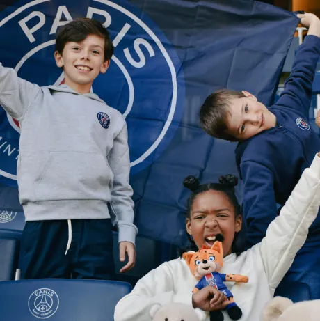 Peluche officielle Ours PSG - Bandes Hechter - 23 cm