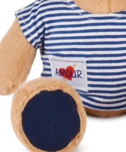 Peluche Ours avec rose - Le Romantique - 25 cm