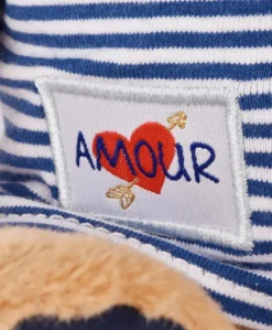 Peluche Ours avec rose - Le Romantique - 25 cm