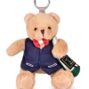 Peluche Ours beige- porte-clé - Célébration - 15 cm