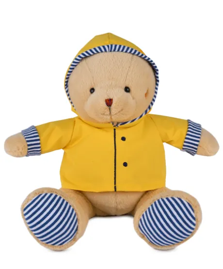 Peluche Ours Marin avec ciret jaune - 28 cm