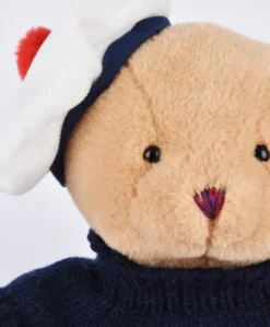 Peluche Ours Marin avec pull over - 28 cm