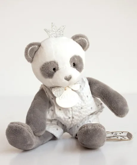 Peluche Panda gris Attrape-rêves - 20 cm