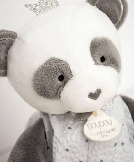 Peluche Panda gris Attrape-rêves - 20 cm