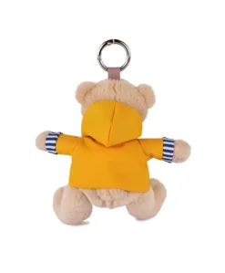 Peluche porte-clé Ours Marin avec ciret jaune - 15 cm