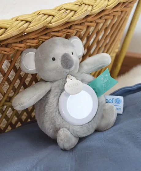 Peluche veilleuse Koala - 15 cm - Unicef