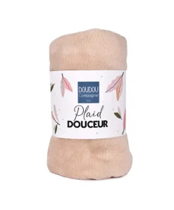Plaid douceur 70*100cm - Beige
