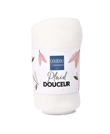 Plaid douceur 70*100cm - Blanc