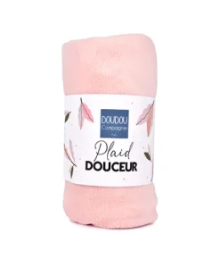 Plaid douceur 70*100cm - Rose