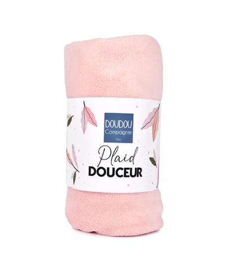 Plaid douceur 70*100cm - Rose