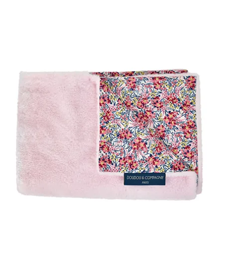 Plaid rose douceur - BOH'AIME 70x100 cm