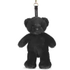 porte clé - Bijou de sac Ours peluche noir - 20 cm - Noir