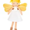 Poupée souple Fée Aurore - Blanche et Jaune - 25 cm