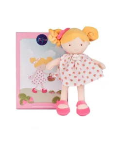 Poupee tissu PRETTY - Fraise - 28 cm