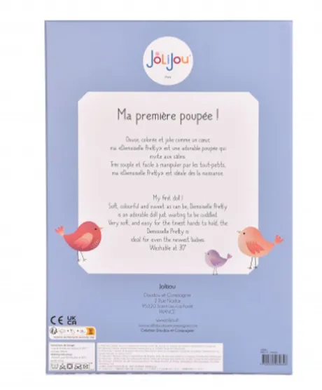Poupee tissu PRETTY - Océane - 28 cm